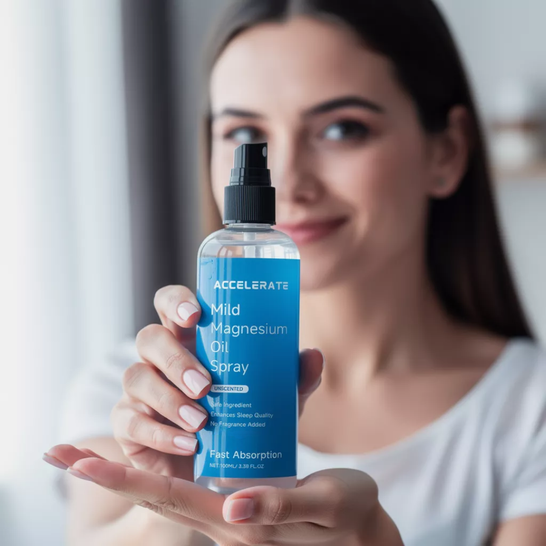 Organic Magnesium Recovery Spray for Sleep, Stress Relief & Muscle Relaxation | 100ml