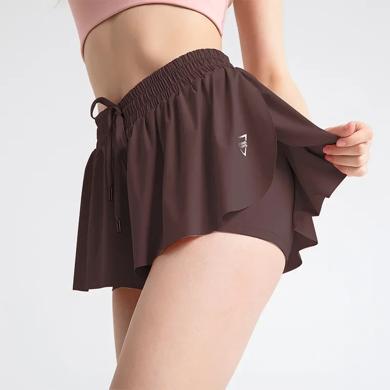 Flow Skort - Coffee
